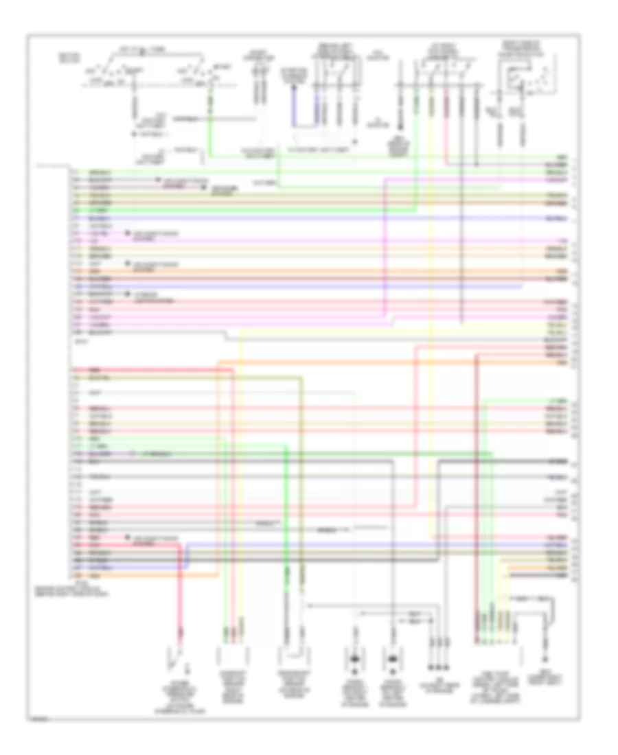 3.0L, Engine Performance Wiring Diagram (1 of 4) for Subaru Outback 2004