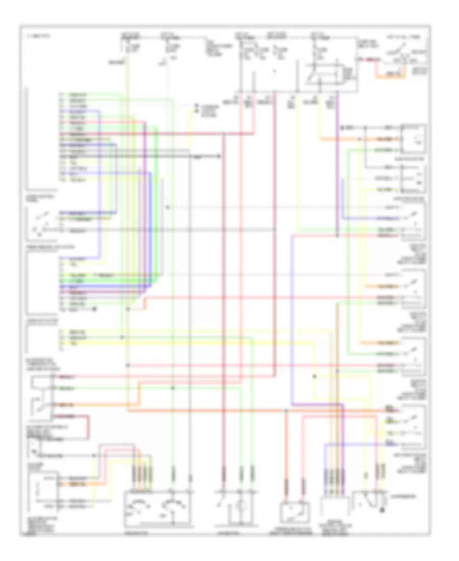 Air Conditioning Wiring Diagrams for Subaru Legacy GT Limited 1998