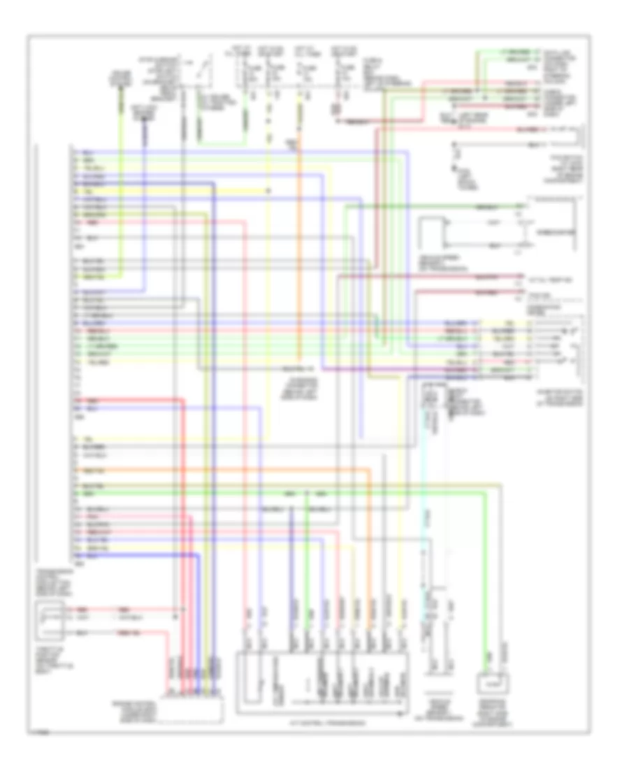 A T Wiring Diagram for Subaru Legacy GT Limited 1998
