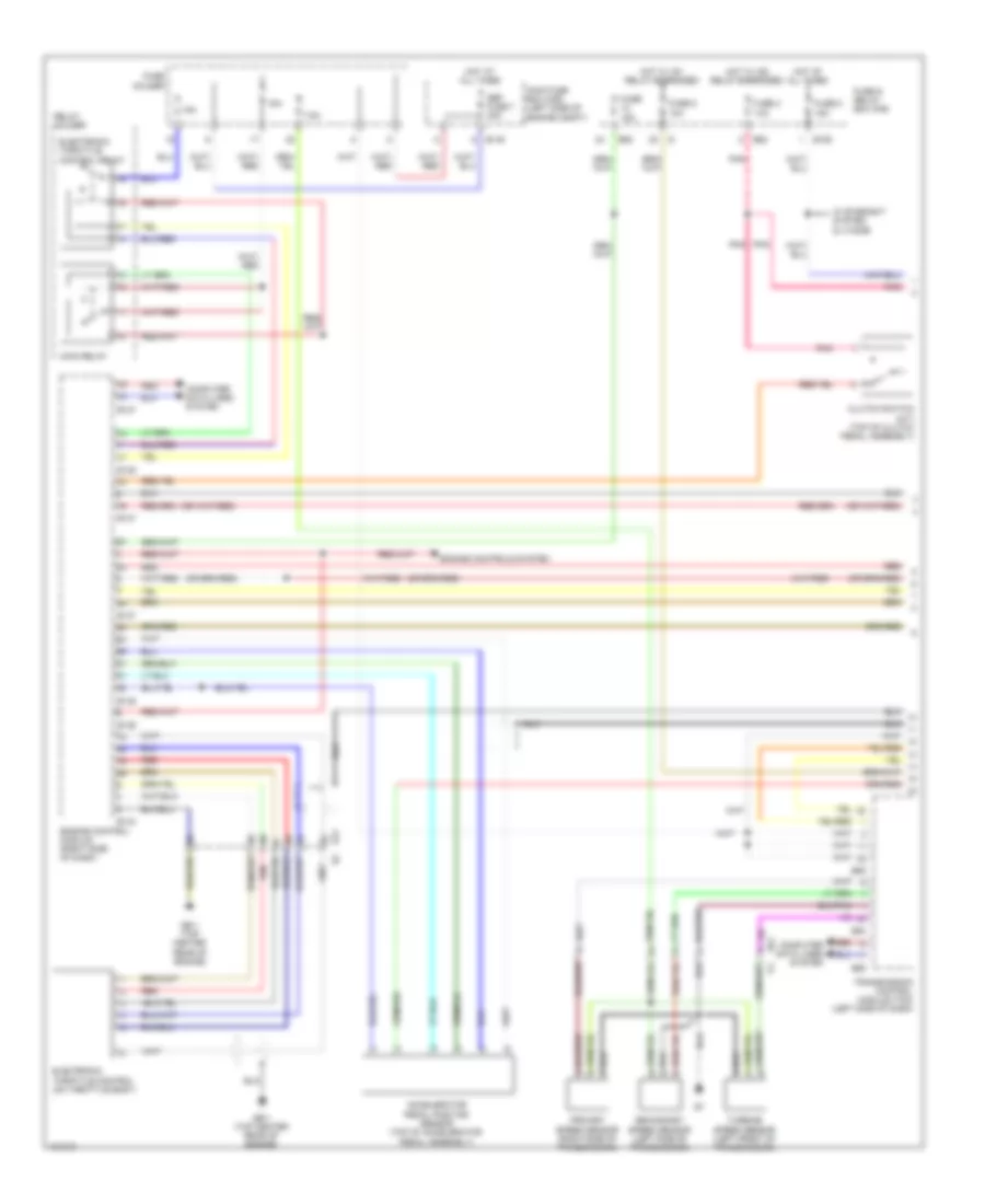 2.5L, Cruise Control Wiring Diagram (1 of 2) for Subaru Forester 2.0XT Touring 2014