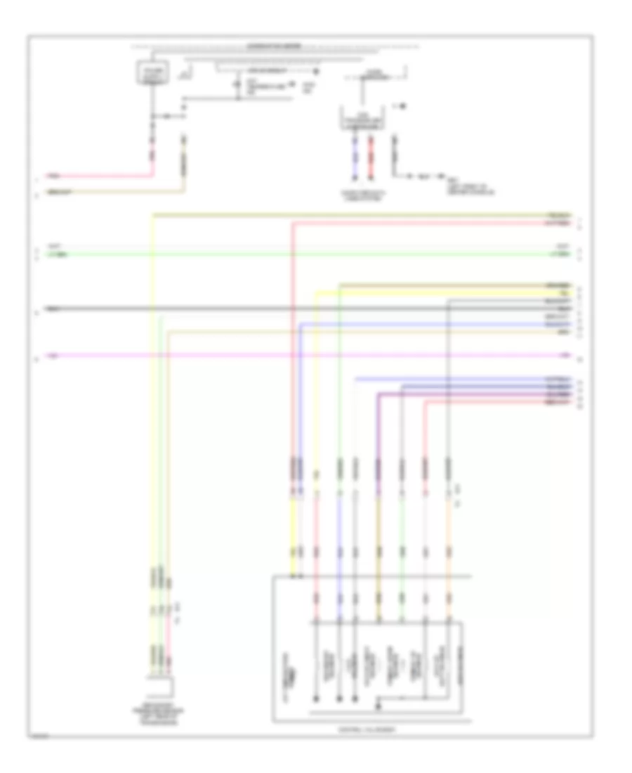 2.0L Turbo, Transmission Wiring Diagram (2 of 3) for Subaru Forester 2.0XT Touring 2014