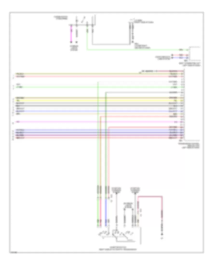 2.0L Turbo, Transmission Wiring Diagram (3 of 3) for Subaru Forester 2.0XT Touring 2014