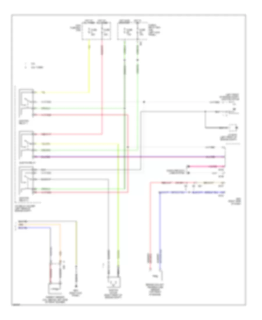 2.5L Turbo, Automatic AC Wiring Diagram (3 of 3) for Subaru Legacy Limited 2011
