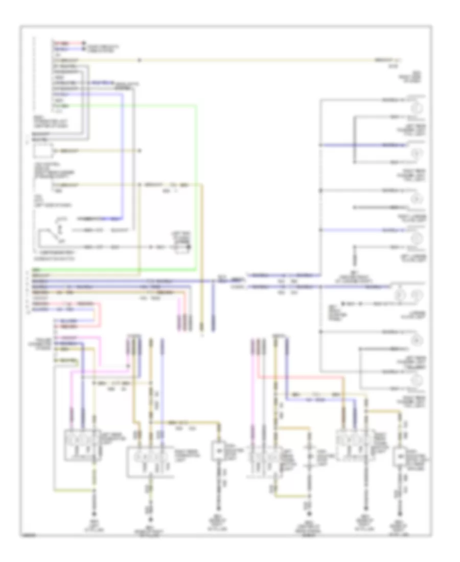 Exterior Lamps Wiring Diagram (2 of 2) for Subaru Legacy Limited 2011