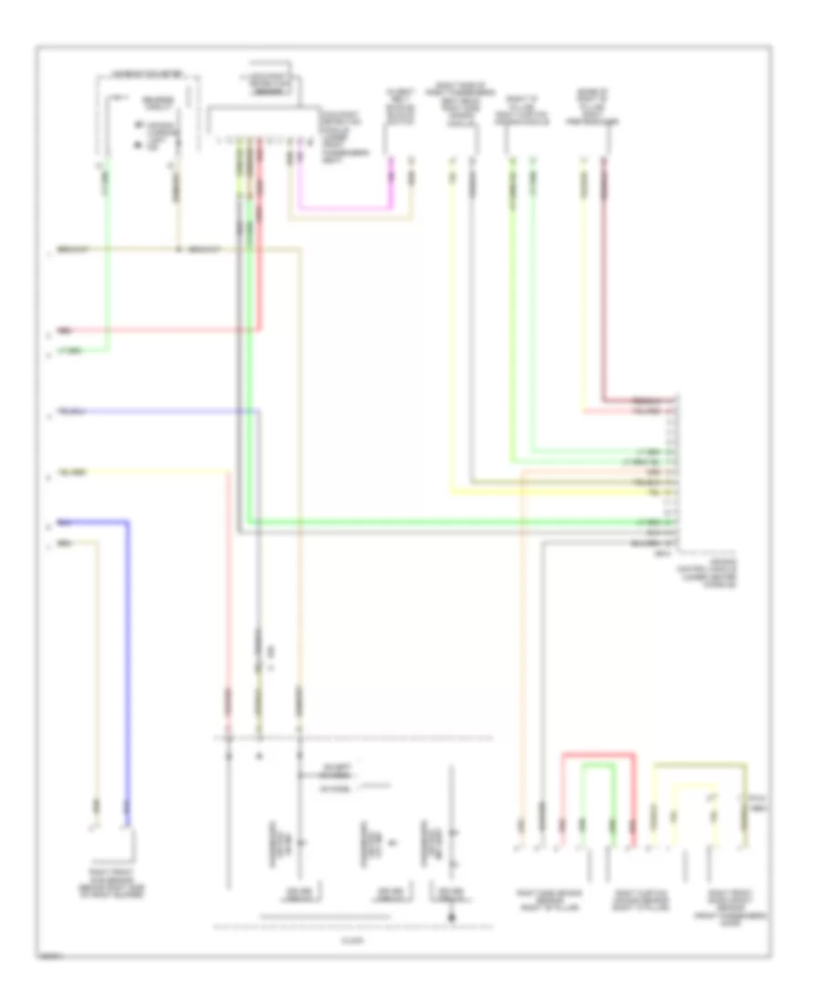 Supplemental Restraints Wiring Diagram (2 of 2) for Subaru Legacy Limited 2011