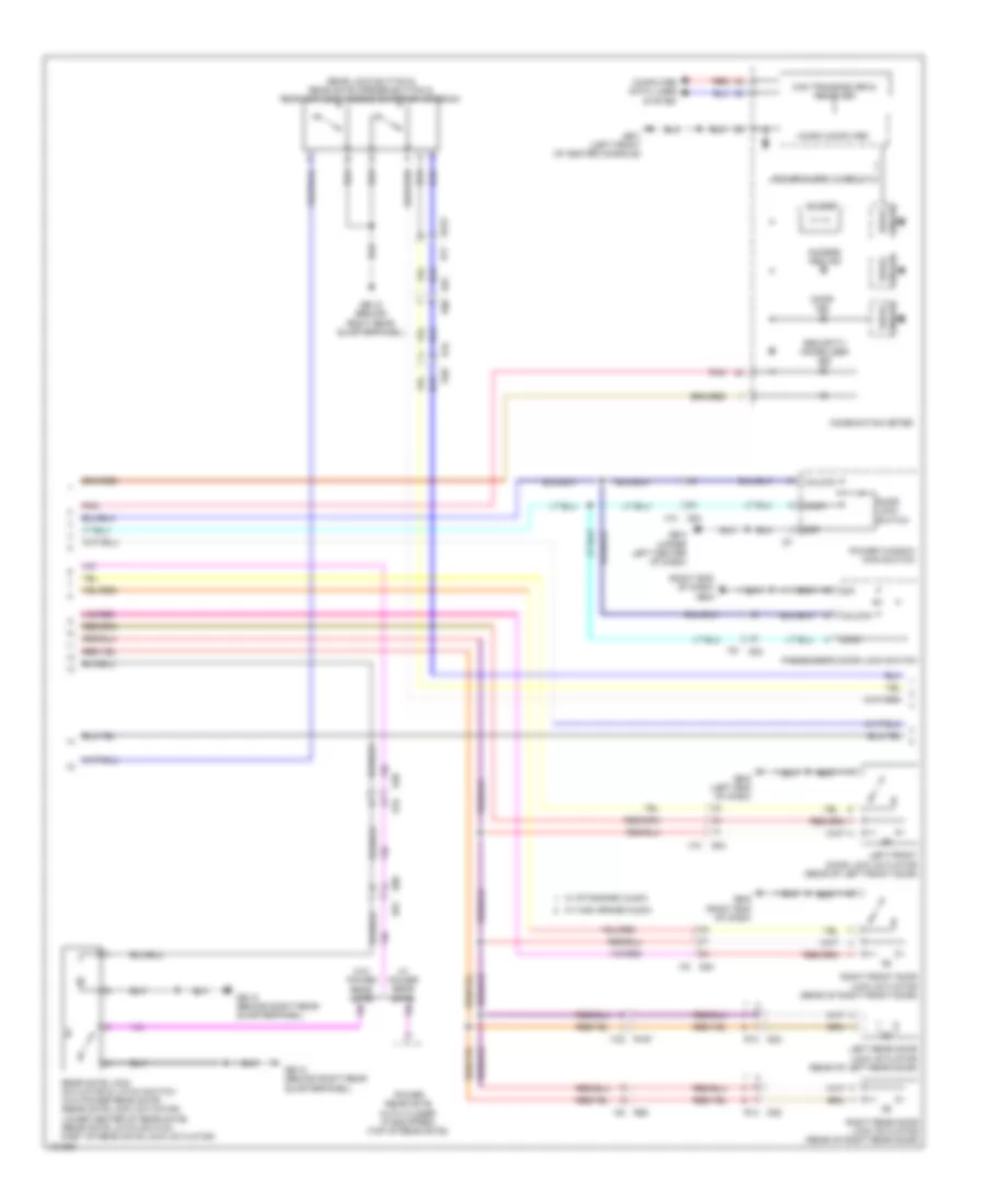 Forced Entry Wiring Diagram (2 of 4) for Subaru Forester 2.5i 2014