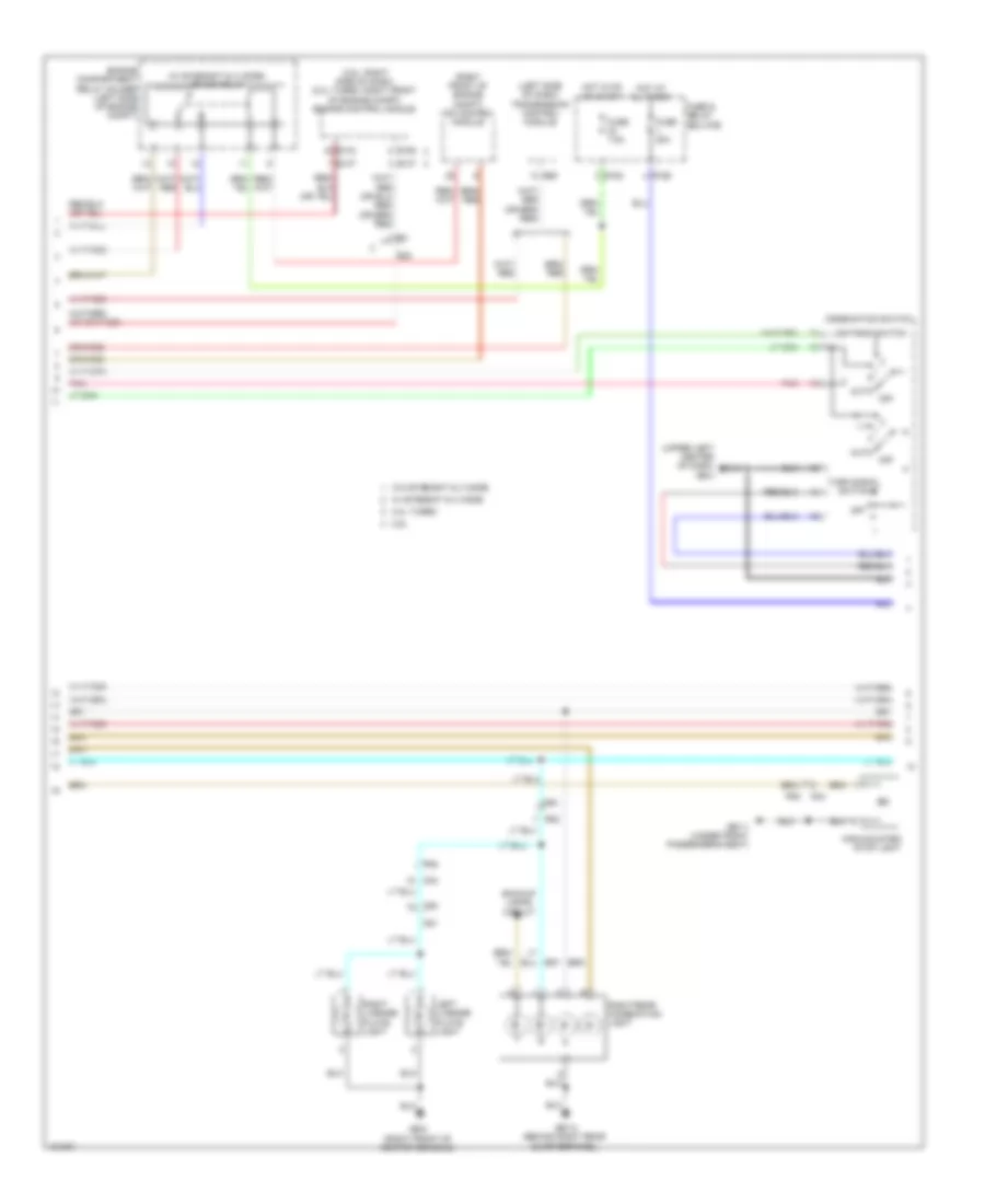 Exterior Lamps Wiring Diagram 2 of 3 for Subaru Forester 2 5i 2014