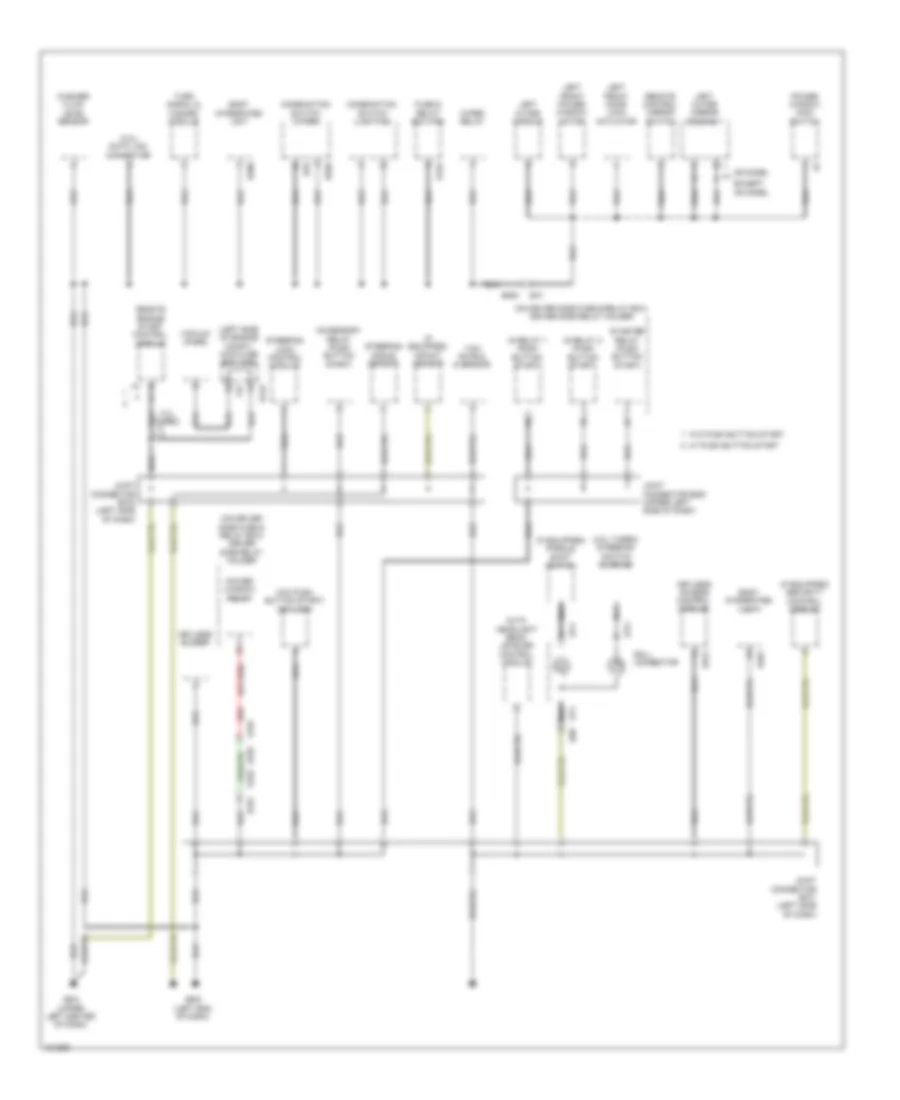 Ground Distribution Wiring Diagram (2 of 4) for Subaru Forester 2.5i 2014