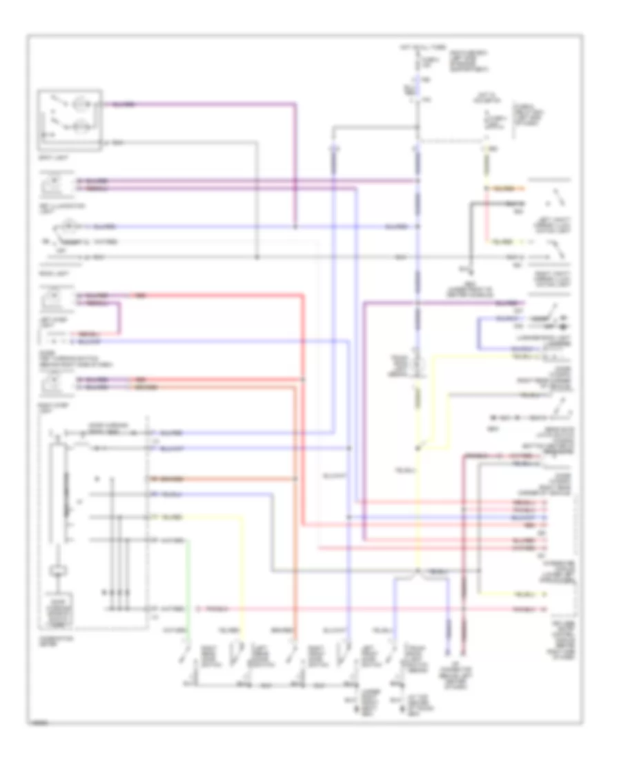Courtesy Lamps Wiring Diagram for Subaru Outback Limited 2004