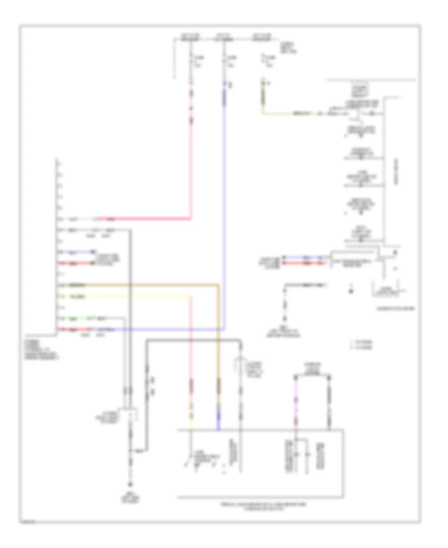 Stereo Camera Wiring Diagram for Subaru Forester 2.5i Limited 2014