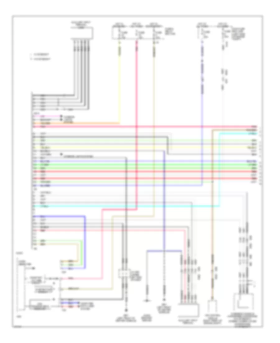 Premium Radio Wiring Diagram 1 of 2 for Subaru Forester 2 5i Limited 2014