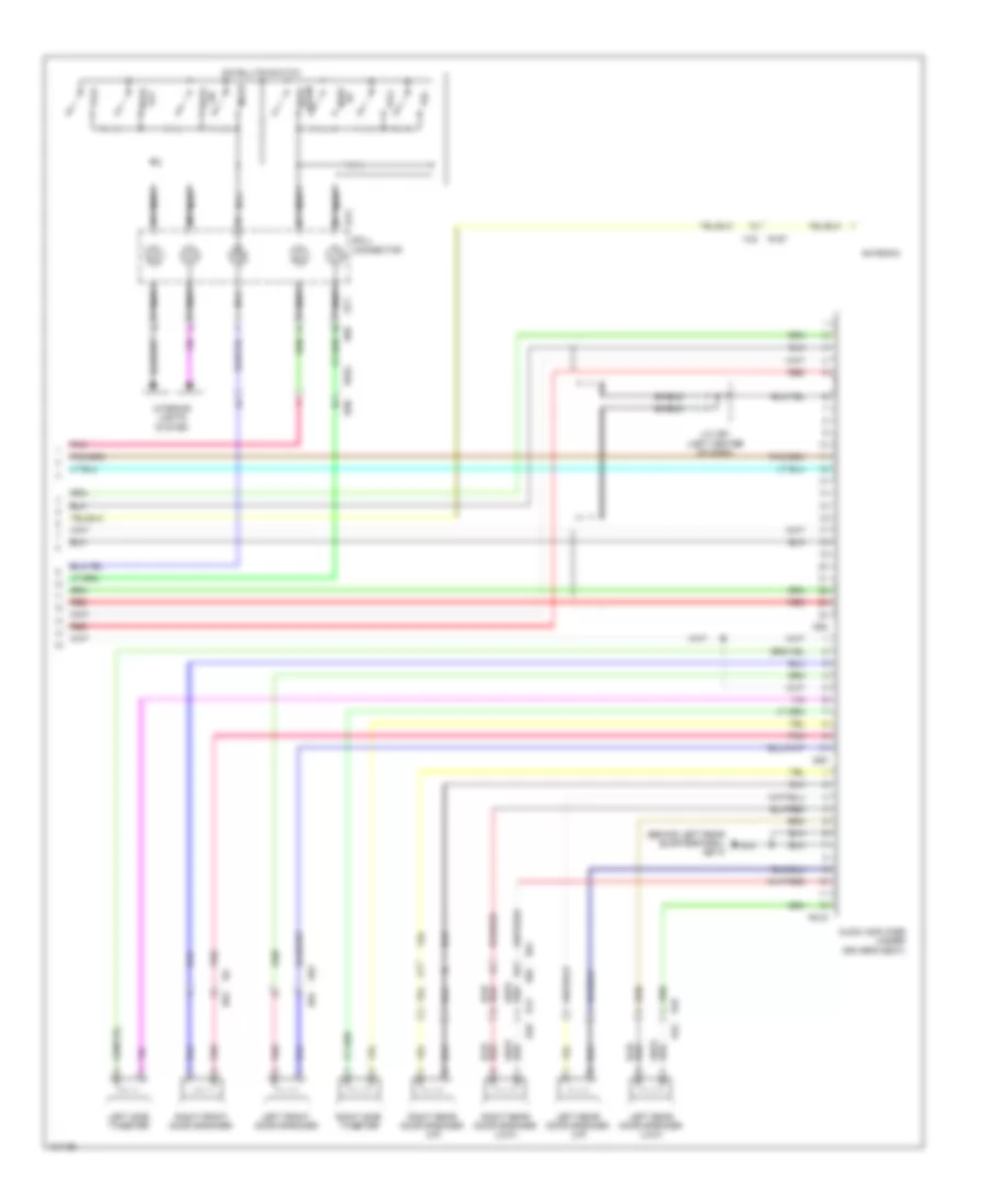Premium Radio Wiring Diagram 2 of 2 for Subaru Forester 2 5i Limited 2014