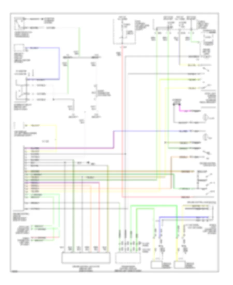 3.0L, Cruise Control Wiring Diagram for Subaru Outback VDC 2004