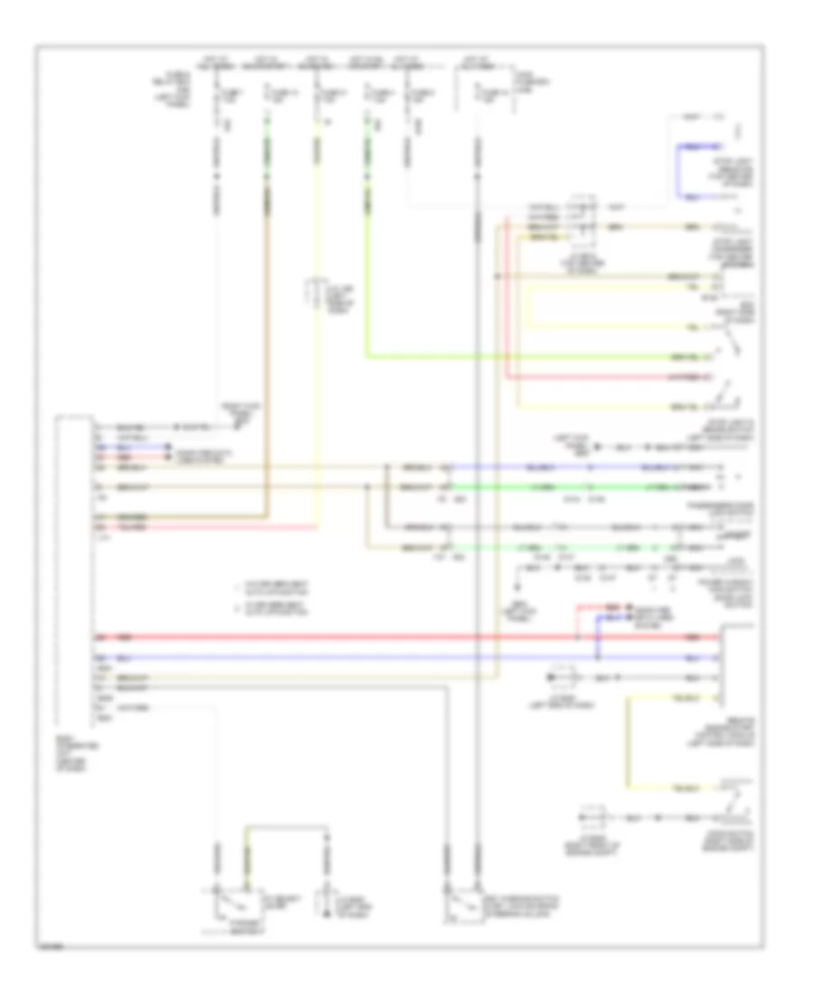 3.6L, Remote Starting Wiring Diagram for Subaru Legacy R 2011