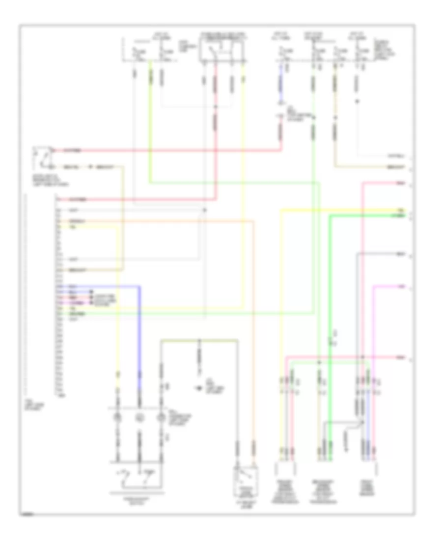 CVT Wiring Diagram (1 of 2) for Subaru Legacy R 2011