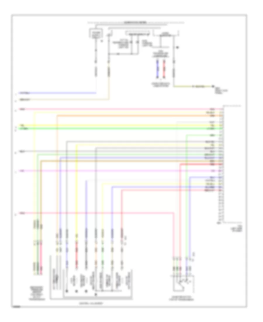 CVT Wiring Diagram (2 of 2) for Subaru Legacy R 2011