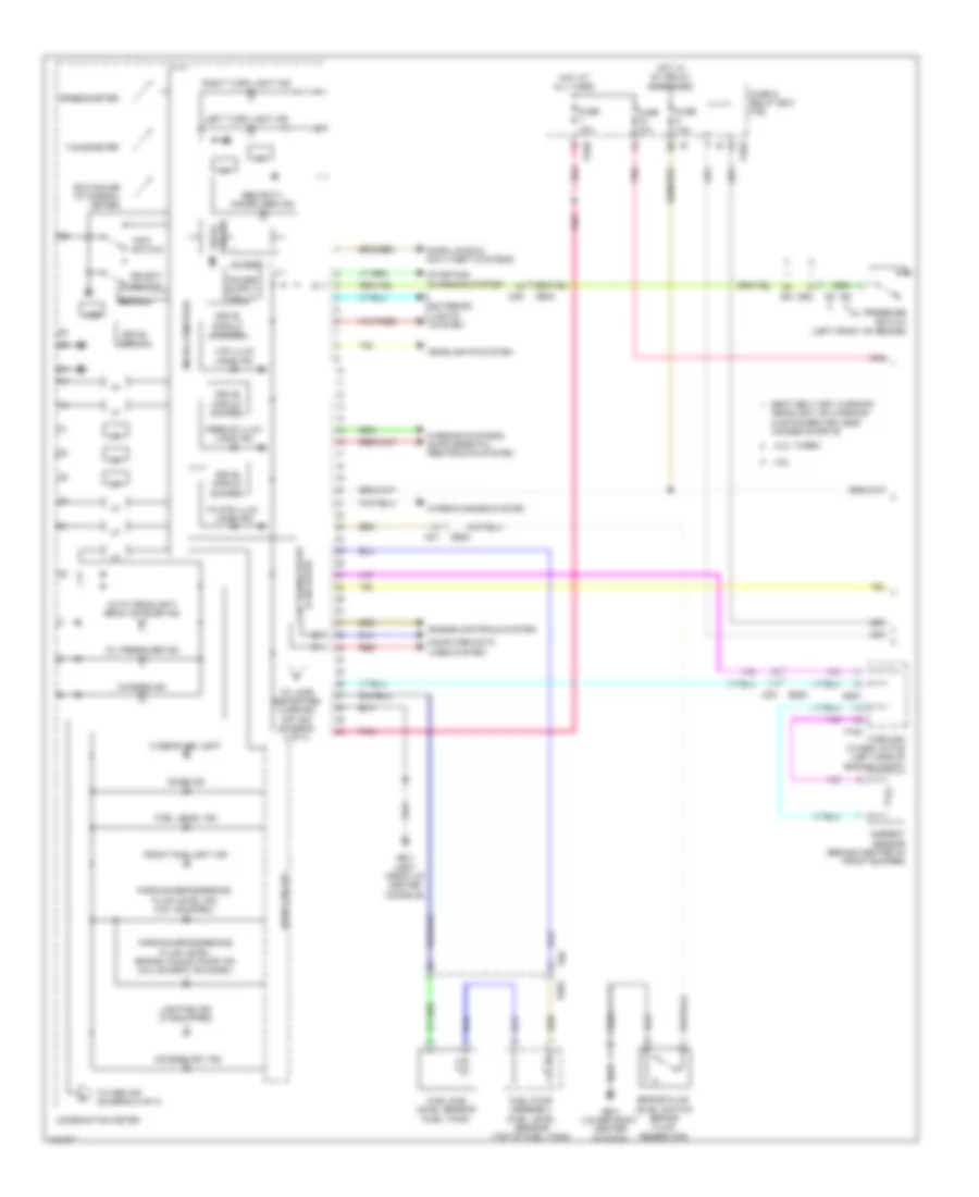 Instrument Cluster Wiring Diagram 1 of 3 for Subaru Forester 2 5i Premium 2014