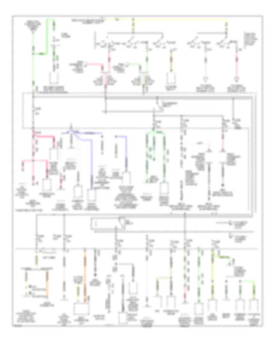 Power Distribution Wiring Diagram 3 of 5 for Subaru Forester 2 5i Premium 2014