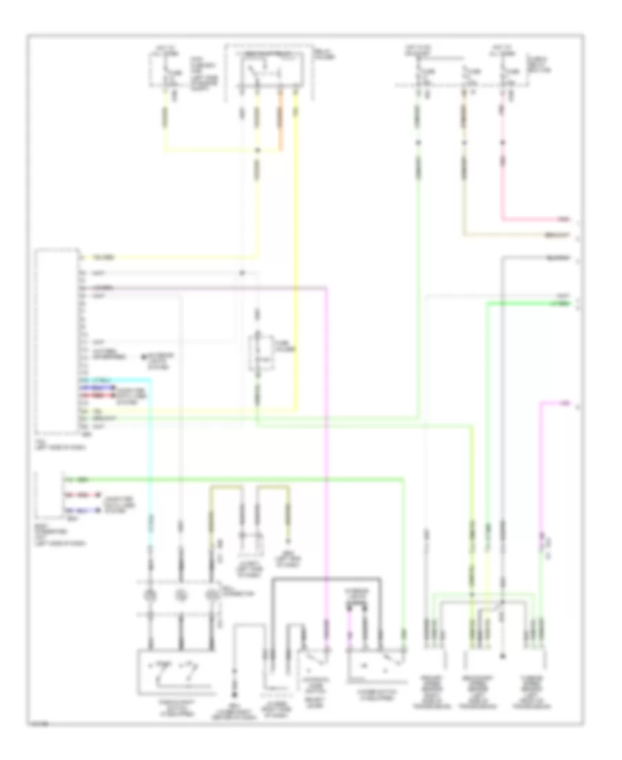 2.5L, Transmission Wiring Diagram (1 of 2) for Subaru Forester 2.5i Premium 2014