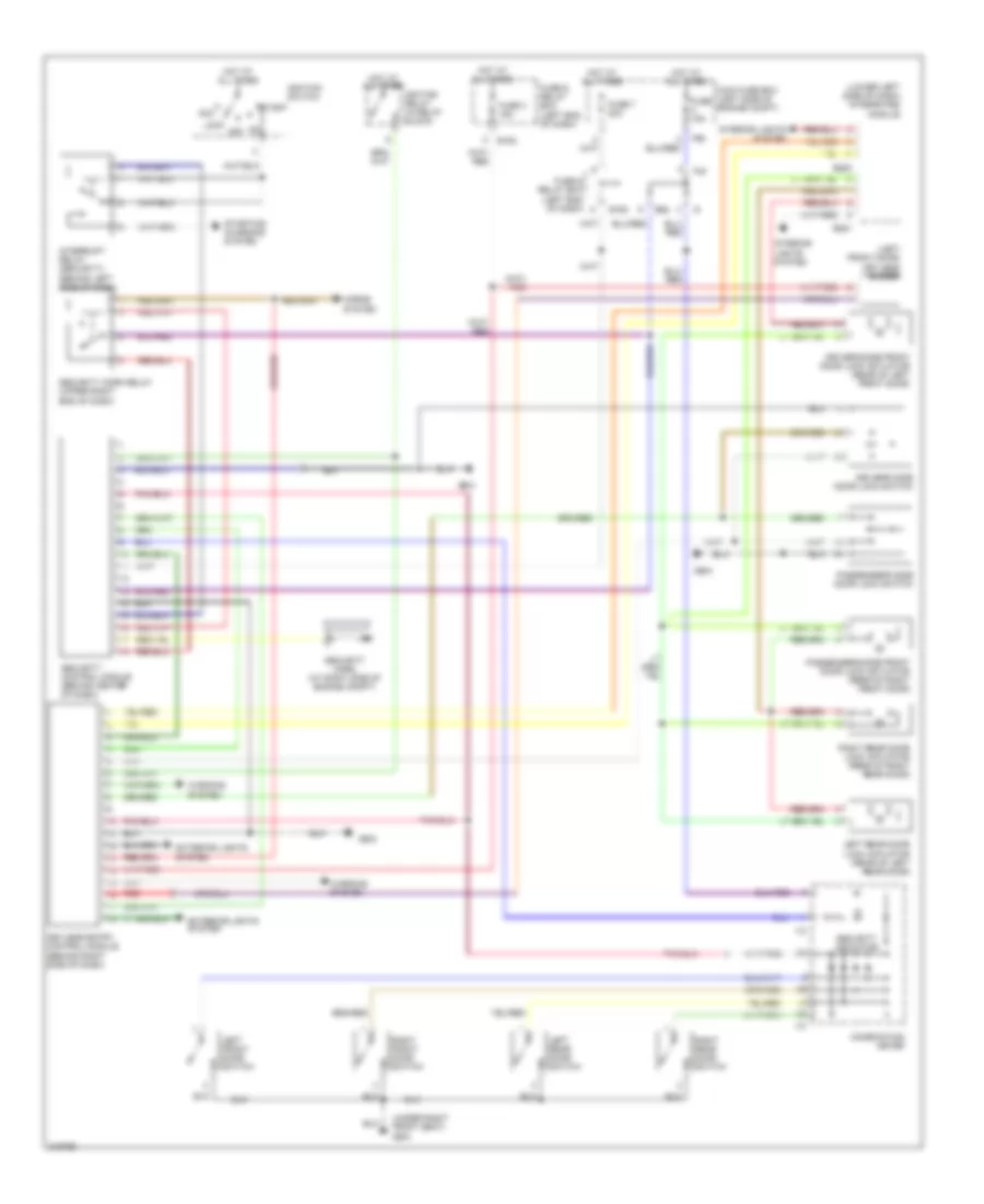 Anti-theft Wiring Diagram for Subaru Baja 2005