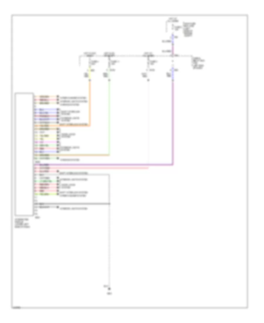 Body Control Modules Wiring Diagram for Subaru Baja 2005