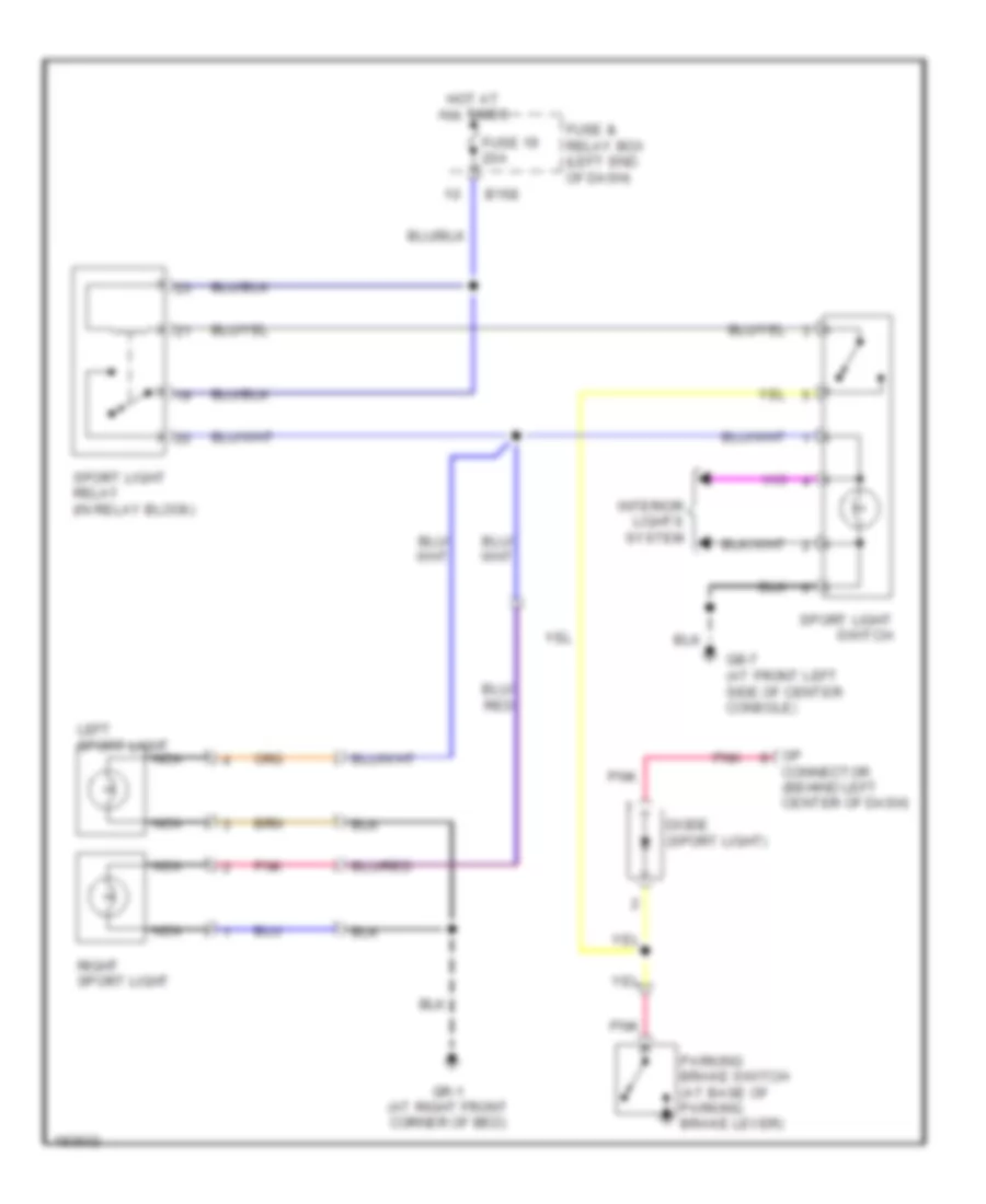 Sport Lamp Wiring Diagram for Subaru Baja 2005