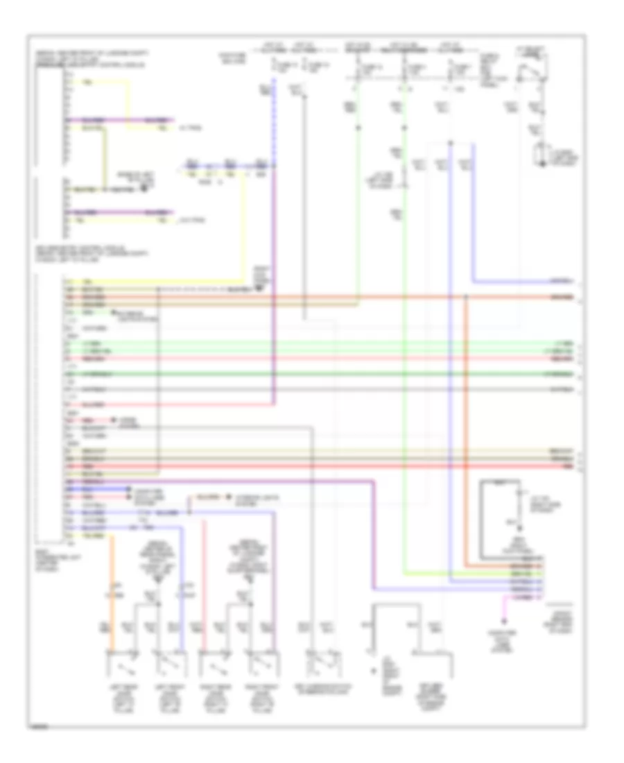 Power Door Locks Wiring Diagram 1 of 2 for Subaru Legacy R Premium 2011