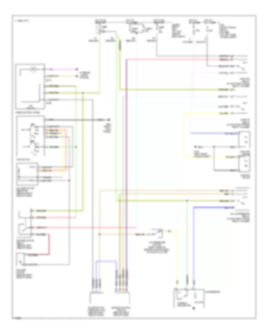 Manual AC Wiring Diagram for Subaru Forester 1999