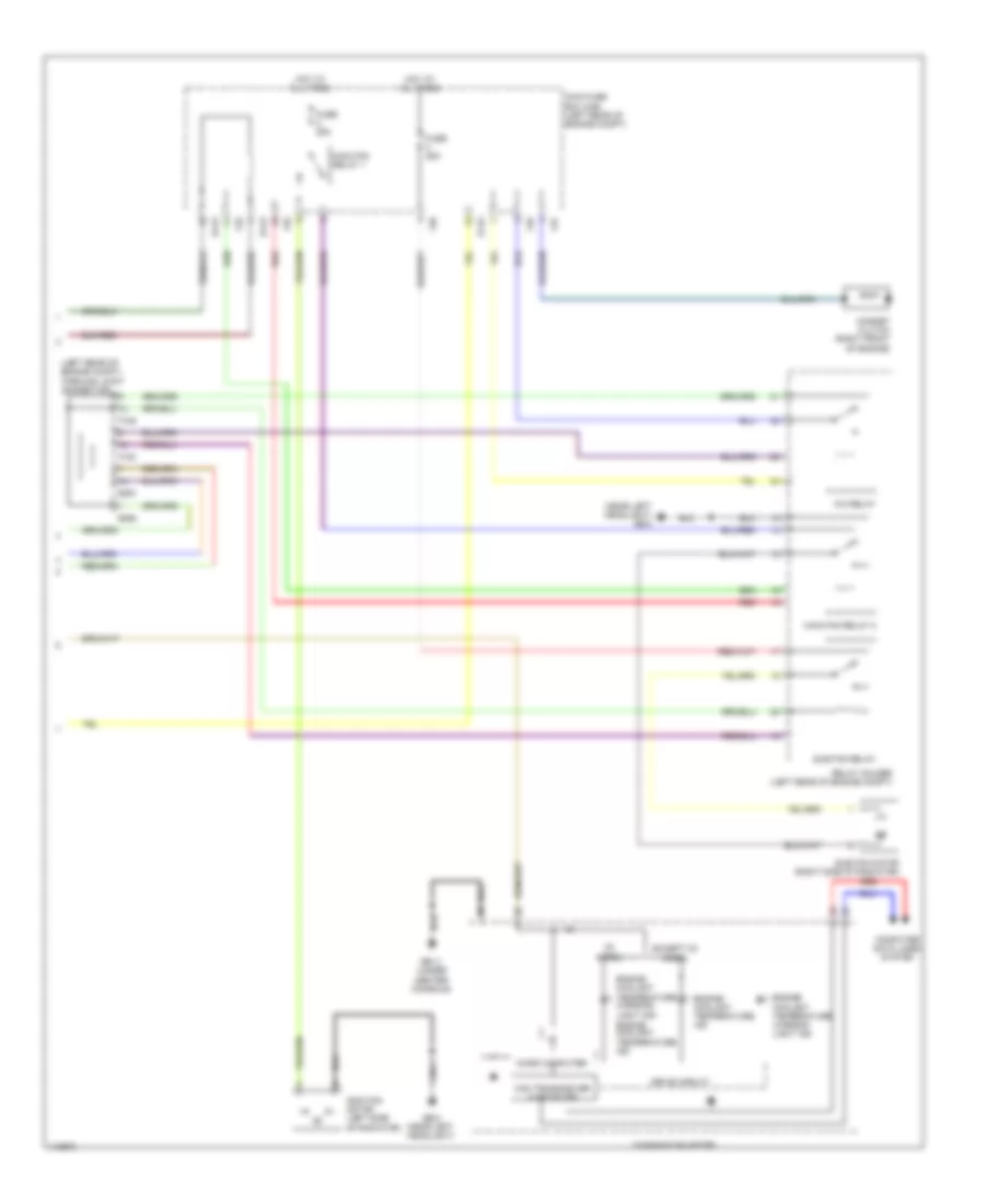 Manual AC Wiring Diagram (2 of 2) for Subaru Impreza 2014