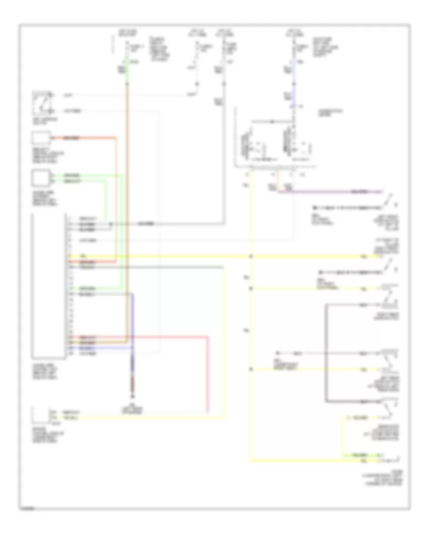 Immobilizer Wiring Diagram for Subaru Forester X 2005