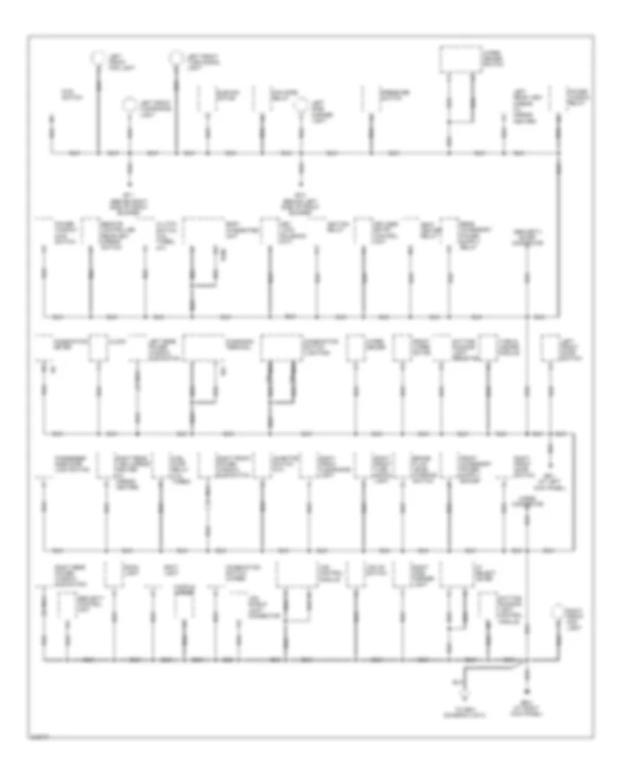 Ground Distribution Wiring Diagram 1 of 3 for Subaru Forester X 2005
