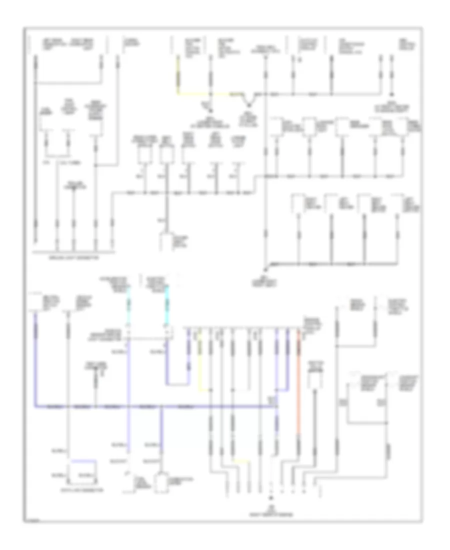Ground Distribution Wiring Diagram (2 of 3) for Subaru Forester X 2005