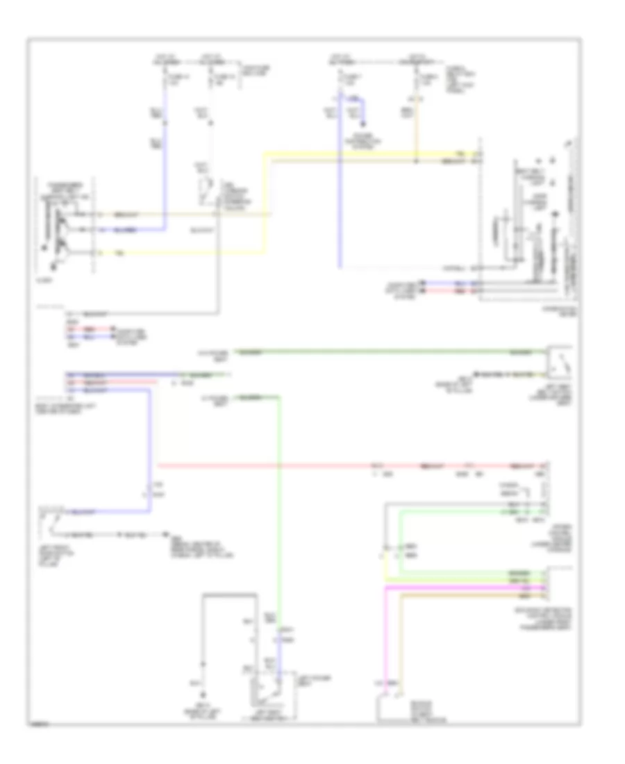 Chime Wiring Diagram for Subaru Outback i 2011