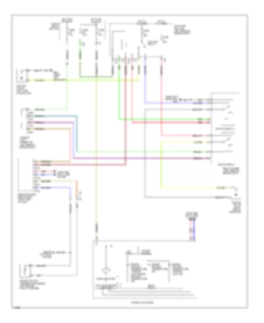 Cooling Fan Wiring Diagram for Subaru Impreza Limited 2014