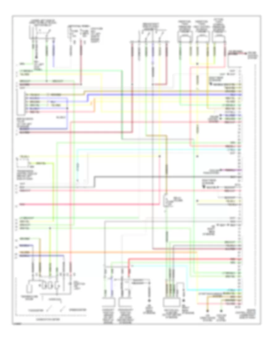 2.5L, Engine Performance Wiring Diagram (3 of 3) for Subaru Forester XS 2005