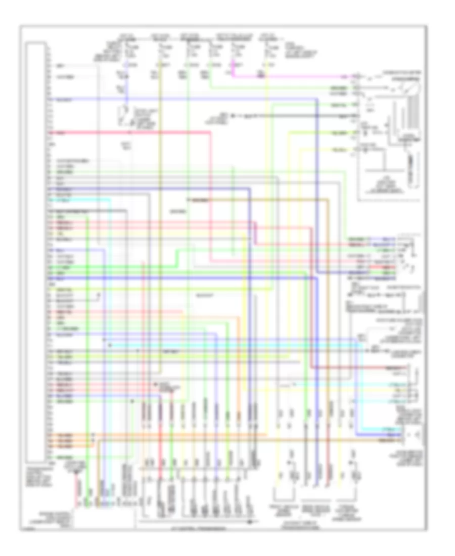 2.5L Turbo, Transmission Wiring Diagram for Subaru Forester XS 2005