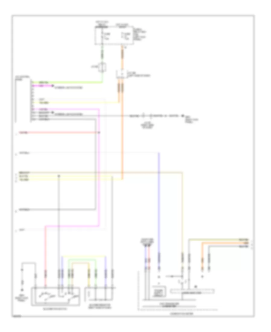2.5L, Manual AC Wiring Diagram (2 of 3) for Subaru Outback Limited 2011