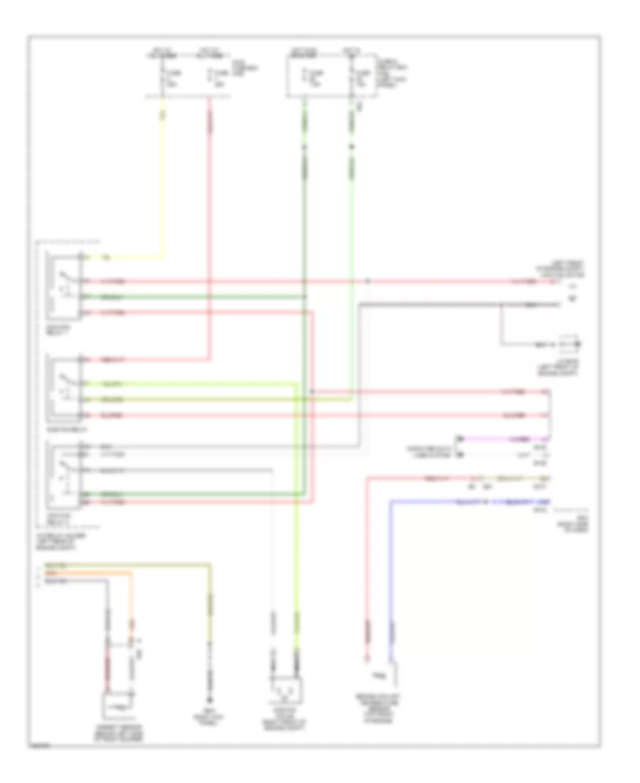 2.5L, Manual AC Wiring Diagram (3 of 3) for Subaru Outback Limited 2011