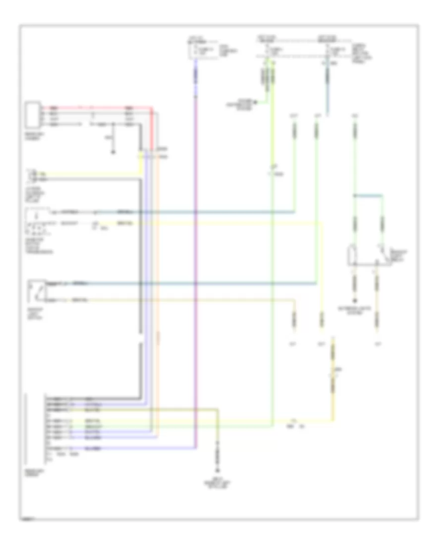 Automatic Day Night Mirror Wiring Diagram with Rearview Display for Subaru Outback Limited 2011