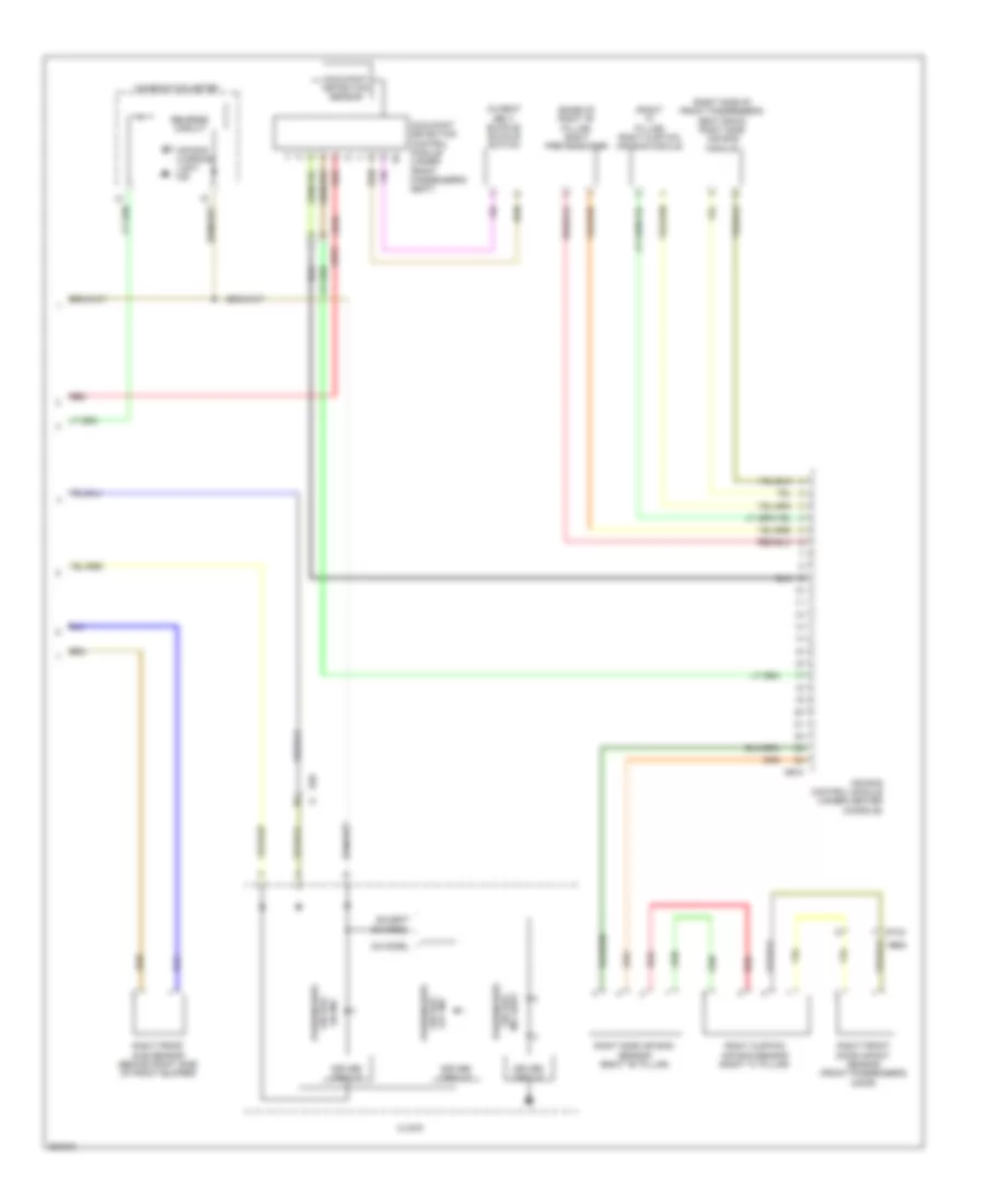 Supplemental Restraints Wiring Diagram (2 of 2) for Subaru Outback Limited 2011