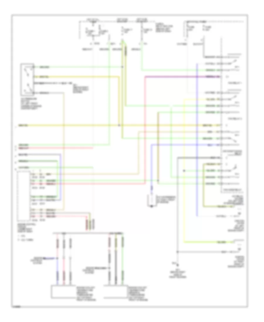 Automatic AC Wiring Diagram (2 of 2) for Subaru Forester XS L.L. Bean Edition 2005