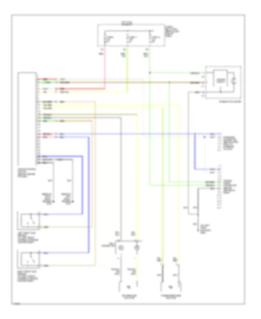 Supplemental Restraint Wiring Diagram for Subaru Impreza L 1999