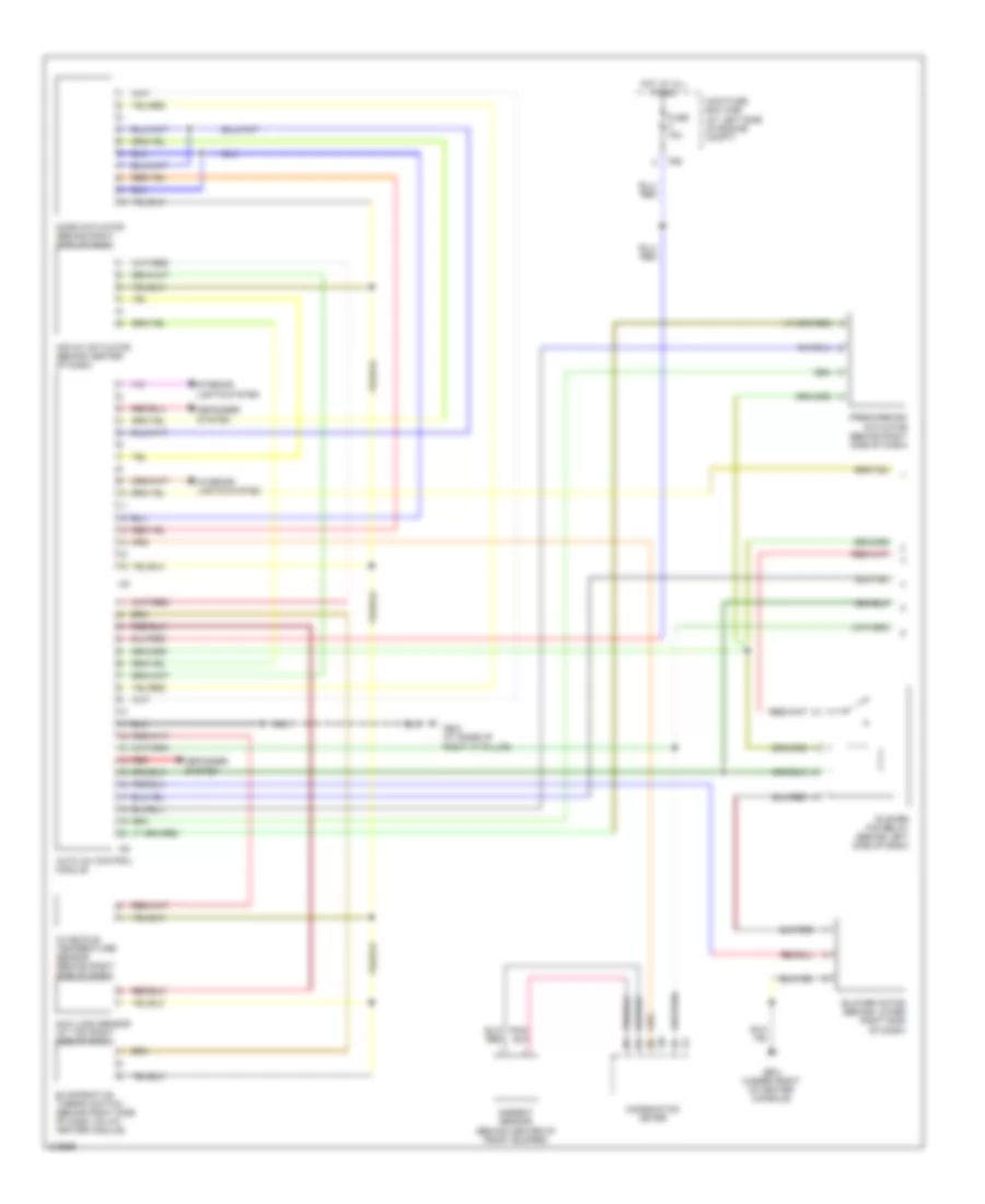 Automatic AC Wiring Diagram (1 of 2) for Subaru Forester XT 2005