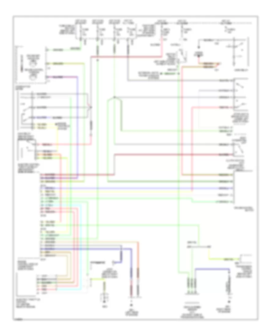 2.5L Turbo, Cruise Control Wiring Diagram for Subaru Forester XT 2005