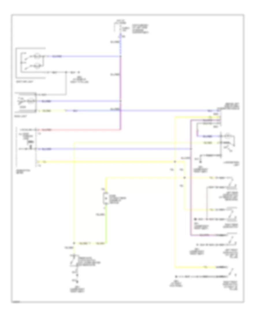 Courtesy Lamps Wiring Diagram for Subaru Forester XT 2005