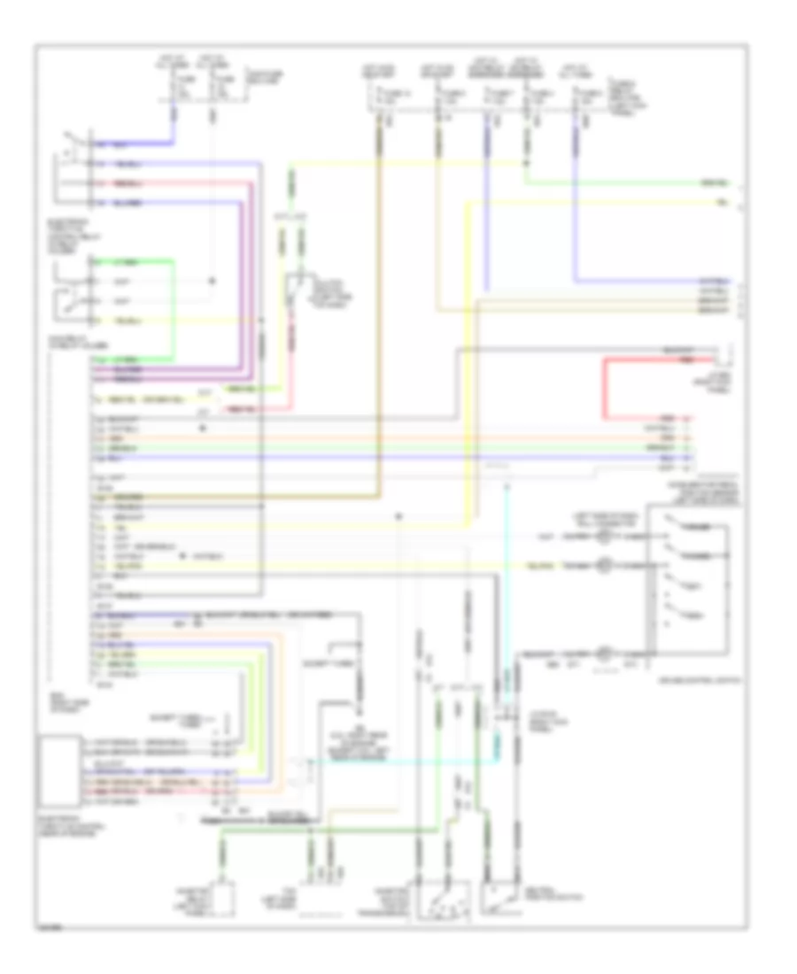 Cruise Control Wiring Diagram 1 of 2 for Subaru Outback R 2011