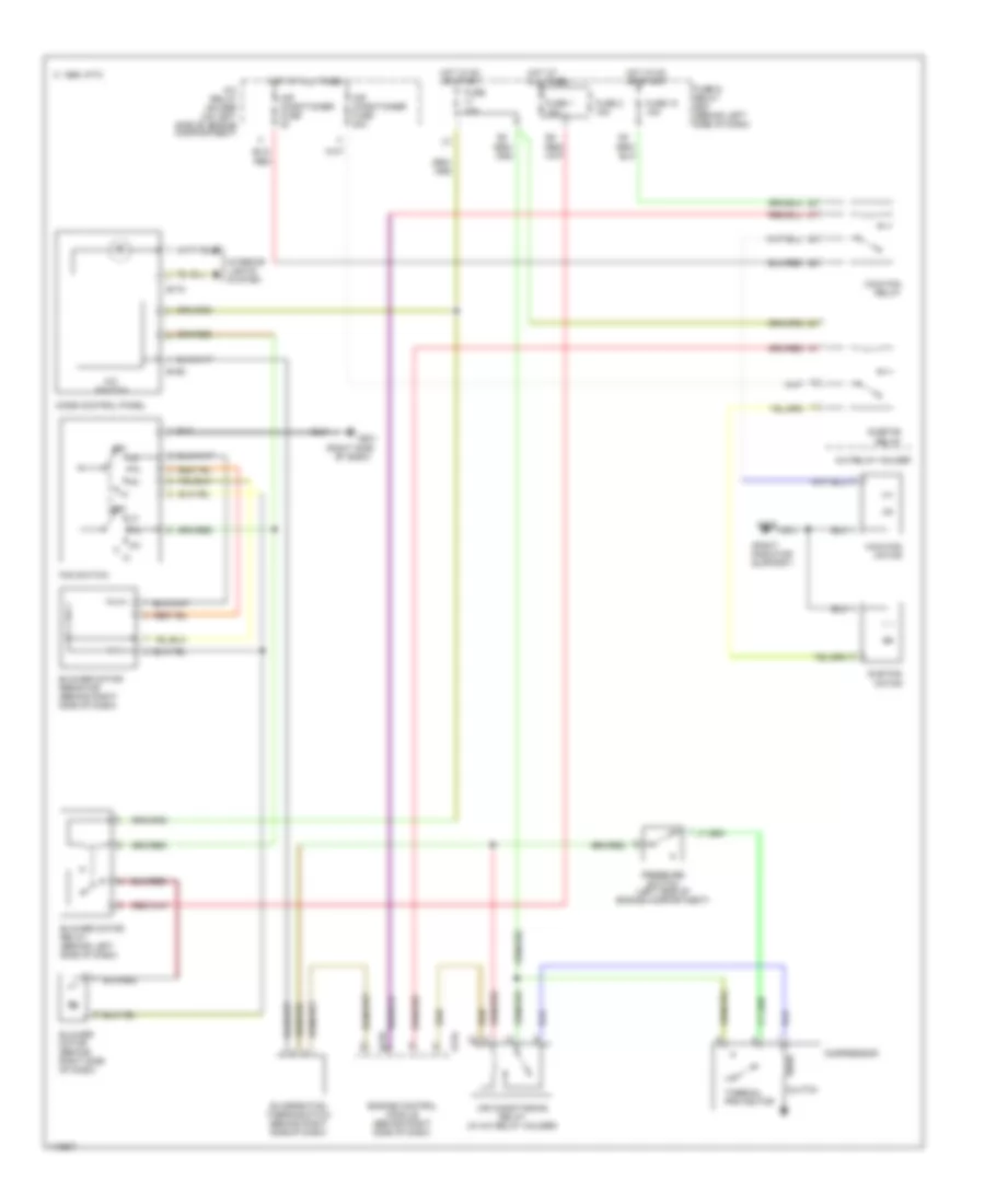 Manual AC Wiring Diagram for Subaru Impreza Outback Sport 1999