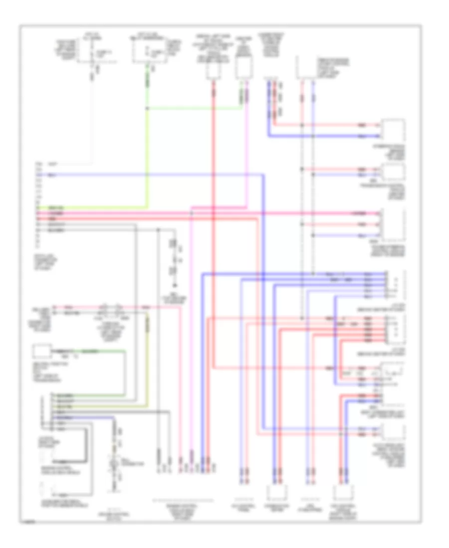 Computer Data Lines Wiring Diagram for Subaru Impreza Sport Premium 2014