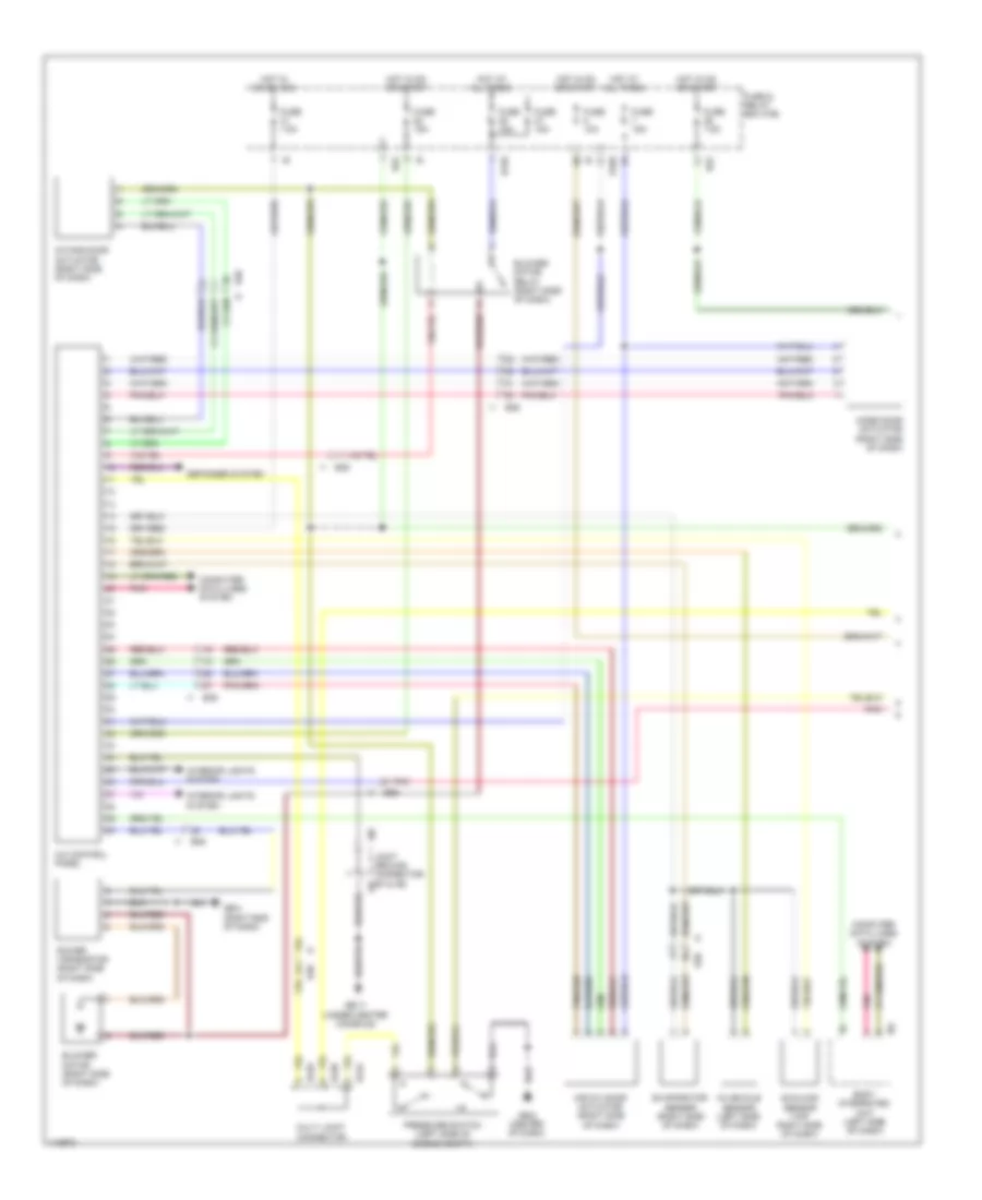 Automatic AC Wiring Diagram (1 of 2) for Subaru Impreza WRX 2014