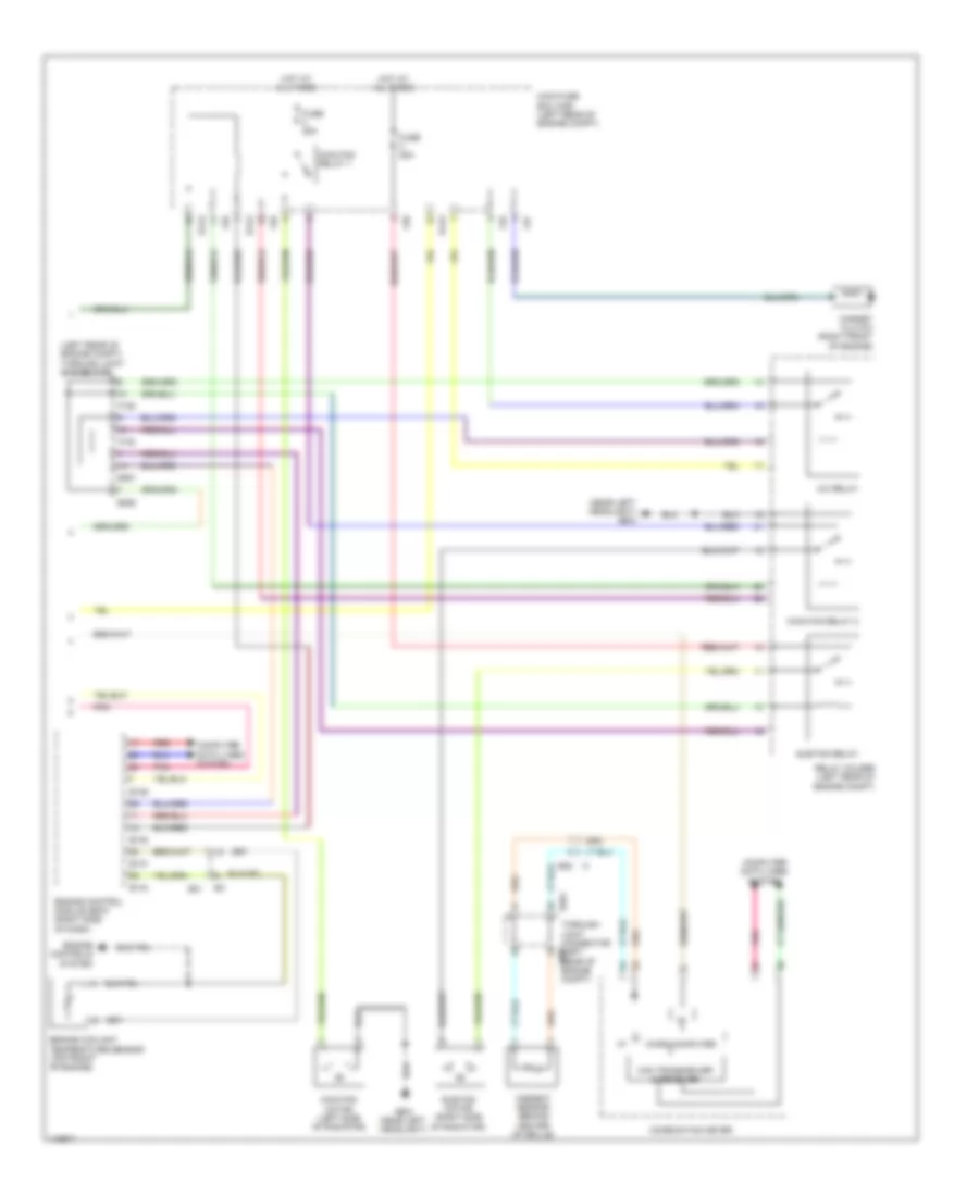 Automatic AC Wiring Diagram (2 of 2) for Subaru Impreza WRX 2014